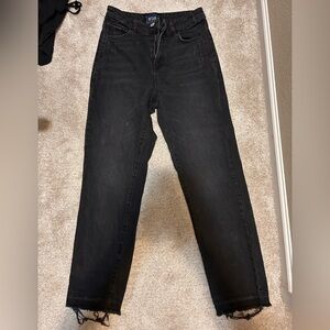 Women's Black BSB ankle jeans